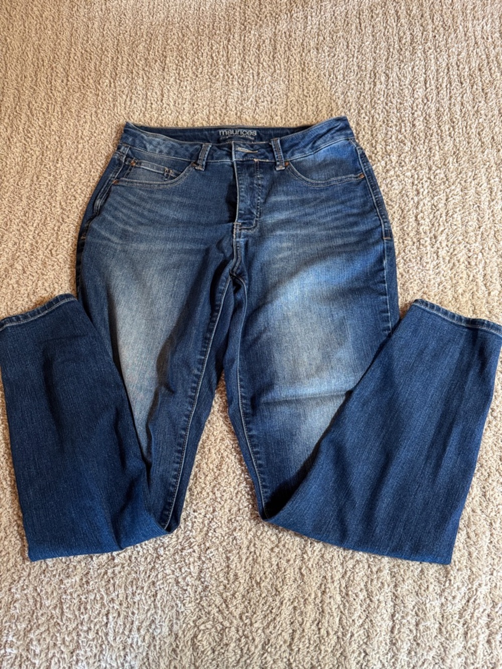 Maurices Women’s Straight Leg Jeans - Blue Wash